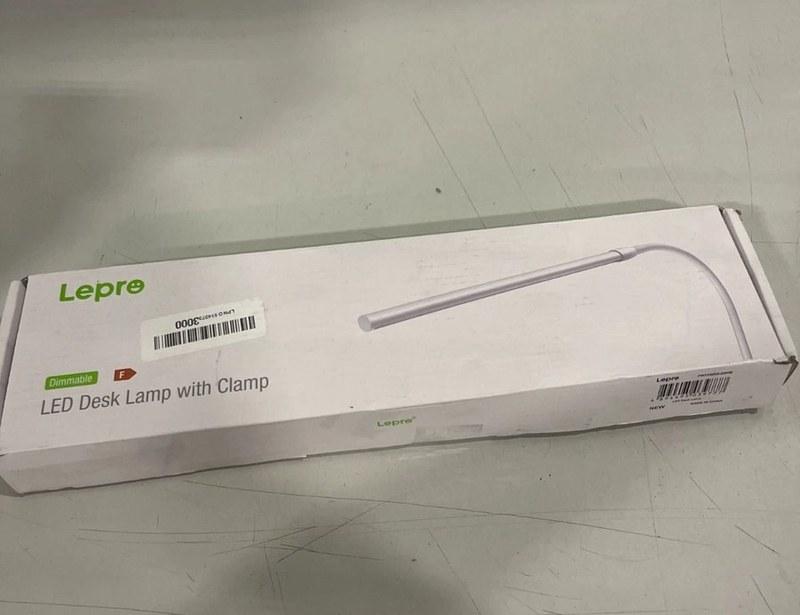 USB夹式LED台灯白色护眼阅读